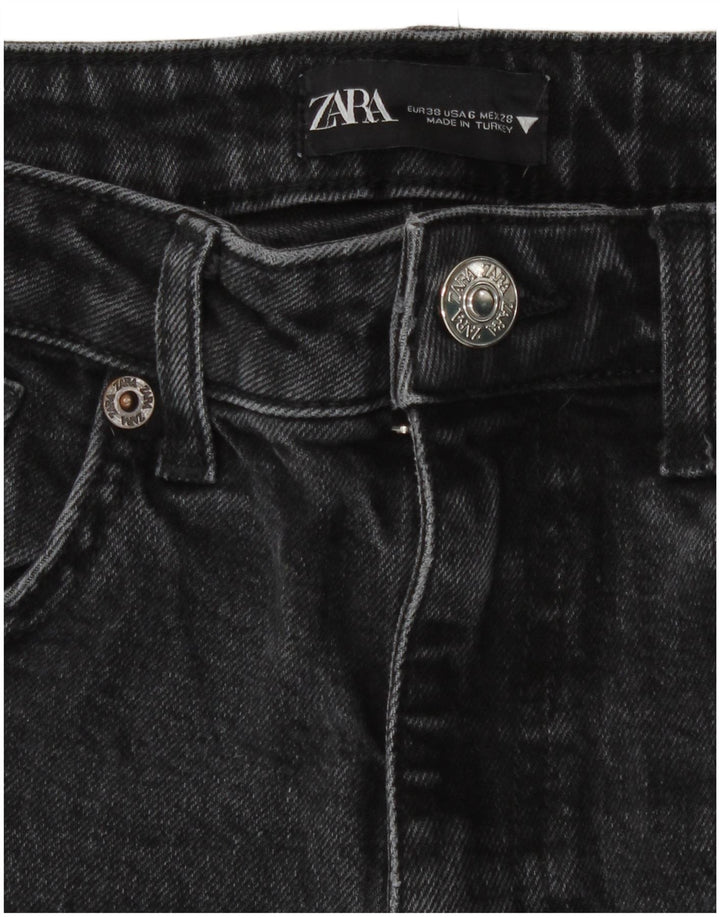 Zara Γυναικείο Straight Jeans EU 38 Small W28 L26 Grey