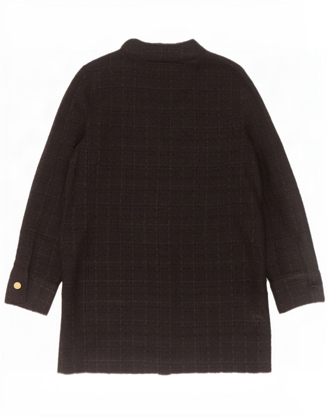 Zara Γυναικείο μπουφάν blazer UK 14 Medium Black Check Polyester