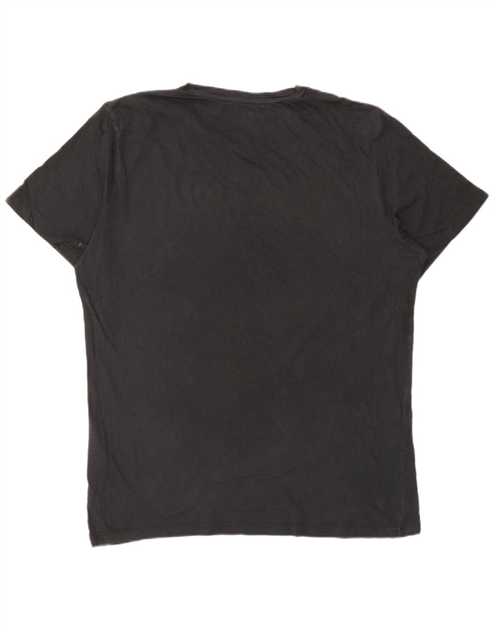 Jack & Jones Ανδρικό T-Shirt XL Μαύρο βαμβακερό