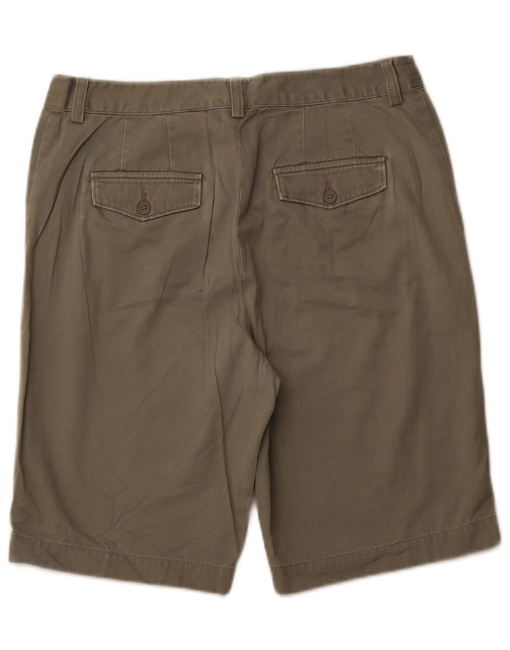 EDDIE BAUER Γυναικείο Mercer Fit Chino σορτς US 8 Medium W31 Χακί βαμβακερό