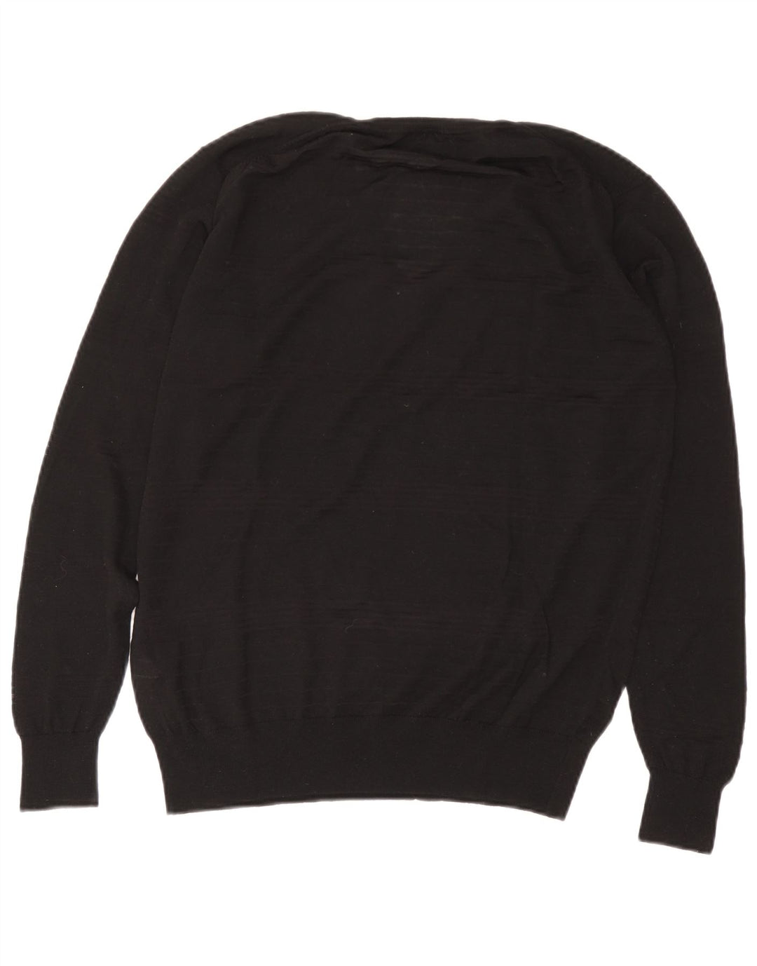 Ανδρικό πουλόβερ Zara See Through V-Neck Jumper XL Μαύρο μάλλινο