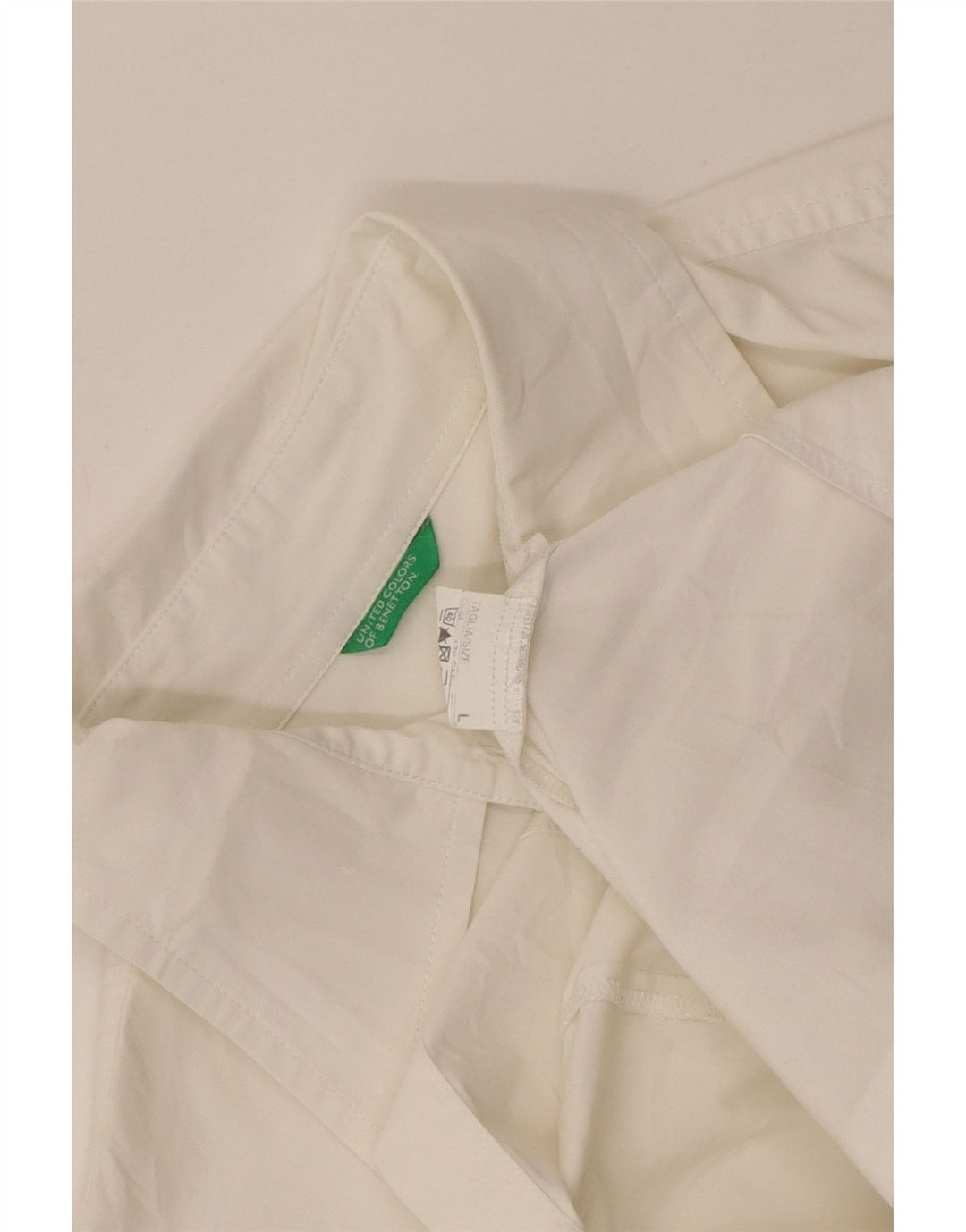 Γυναικείο πουκάμισο Benetton UK 14 Large White