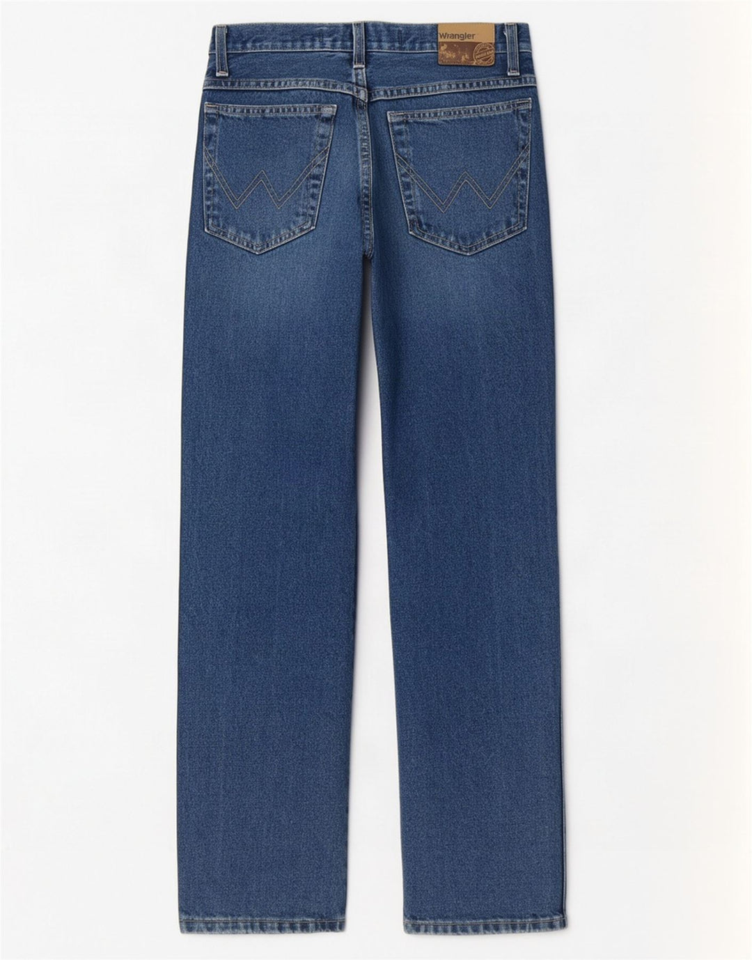 Ανδρικό τζιν κανονικό ίσιο Wrangler W30 L30 Μπλε βαμβακερό