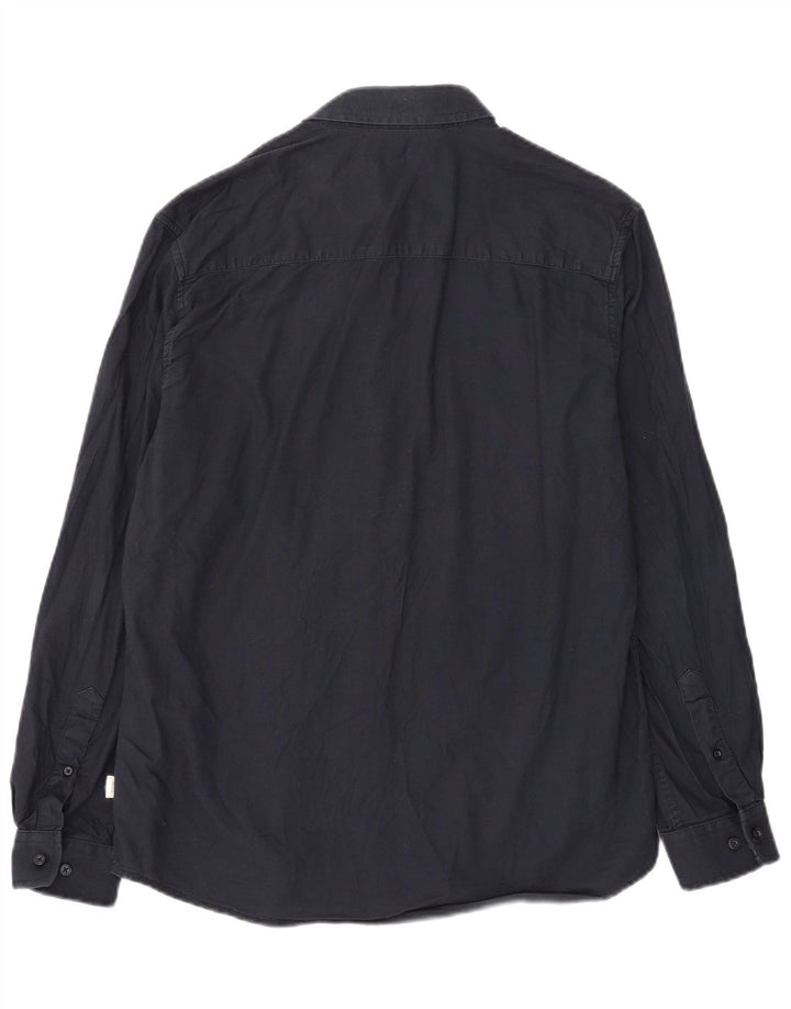 Jack & Jones Ανδρικό Slim πουκάμισο XL Navy Blue βαμβακερό