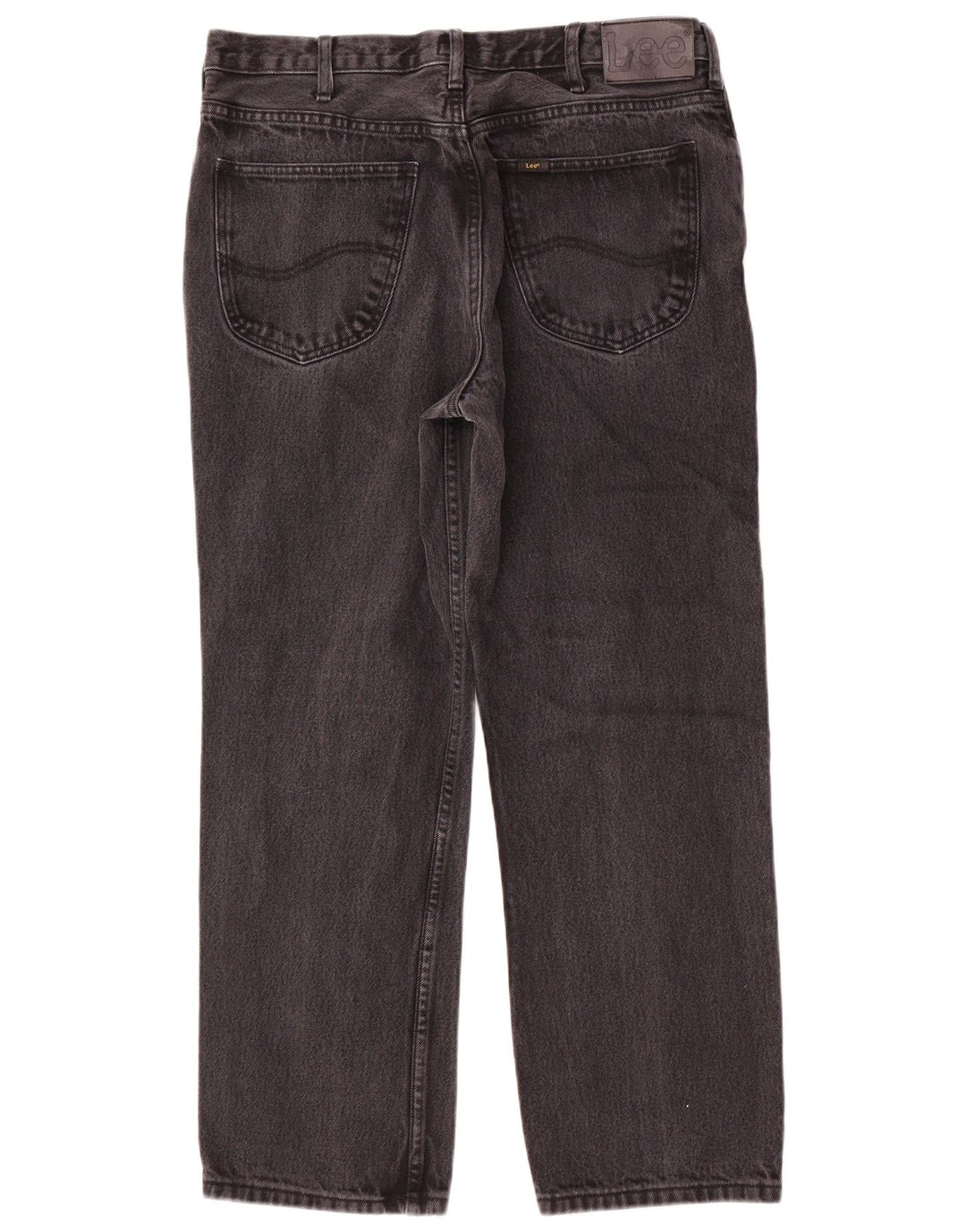 Lee Mens Brooklyn Comfort Straight Jeans W38 L30 Γκρι βαμβακερό