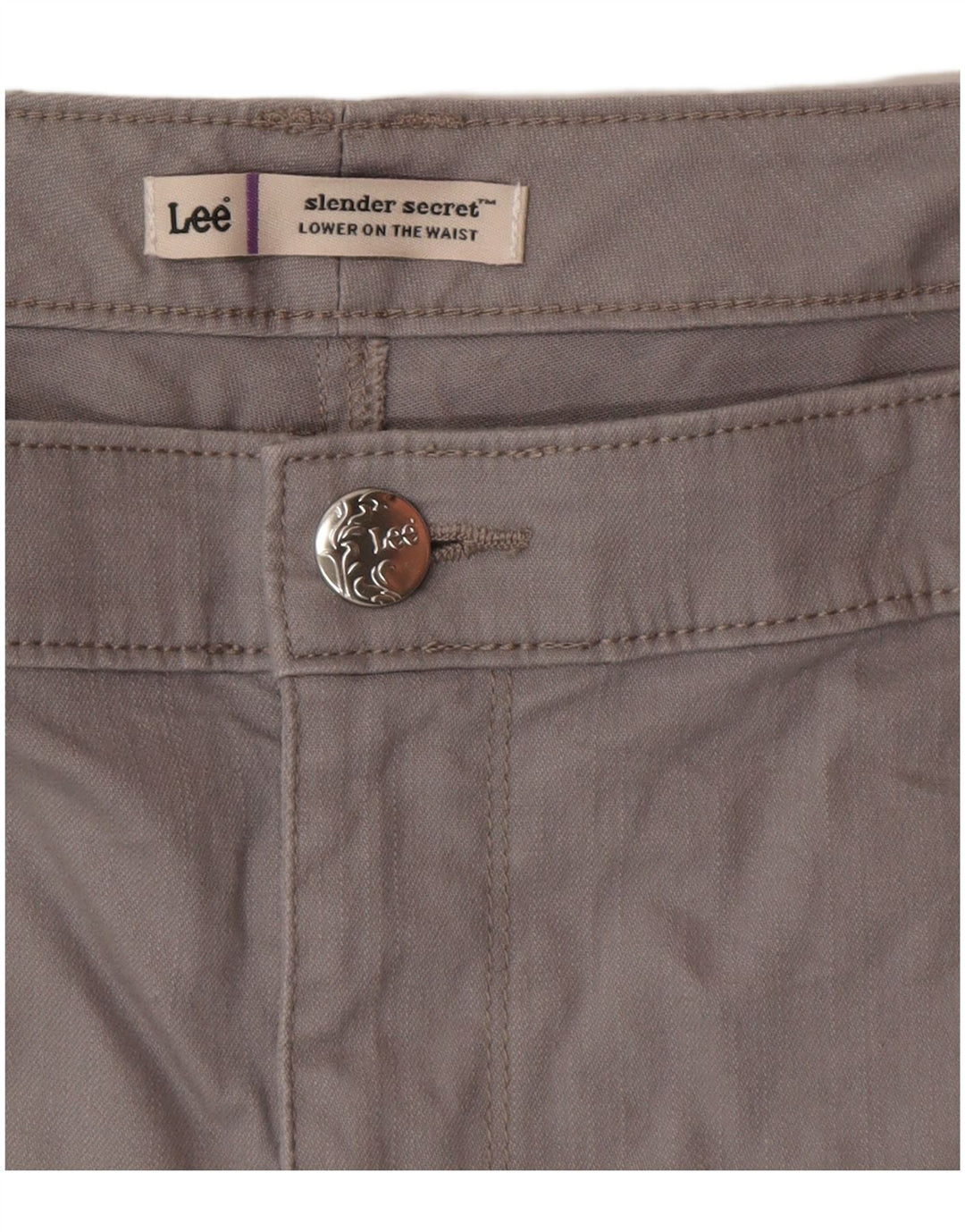 LEE Γυναικείο Slender Secret Casual Σορτς W40 2XL Γκρι