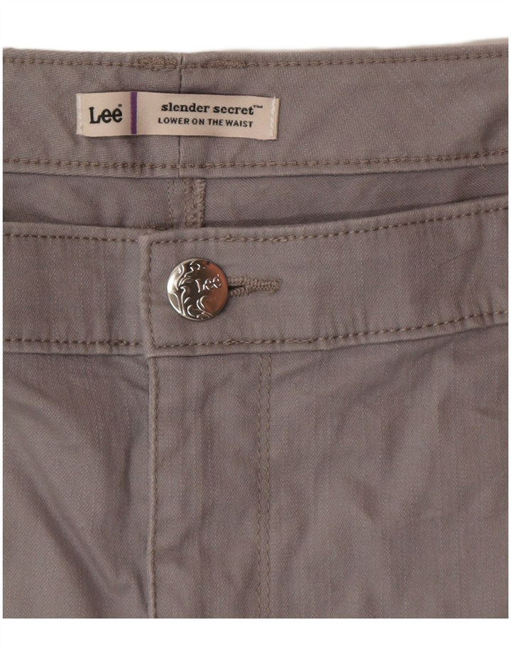 LEE Γυναικείο Slender Secret Casual Σορτς W40 2XL Γκρι