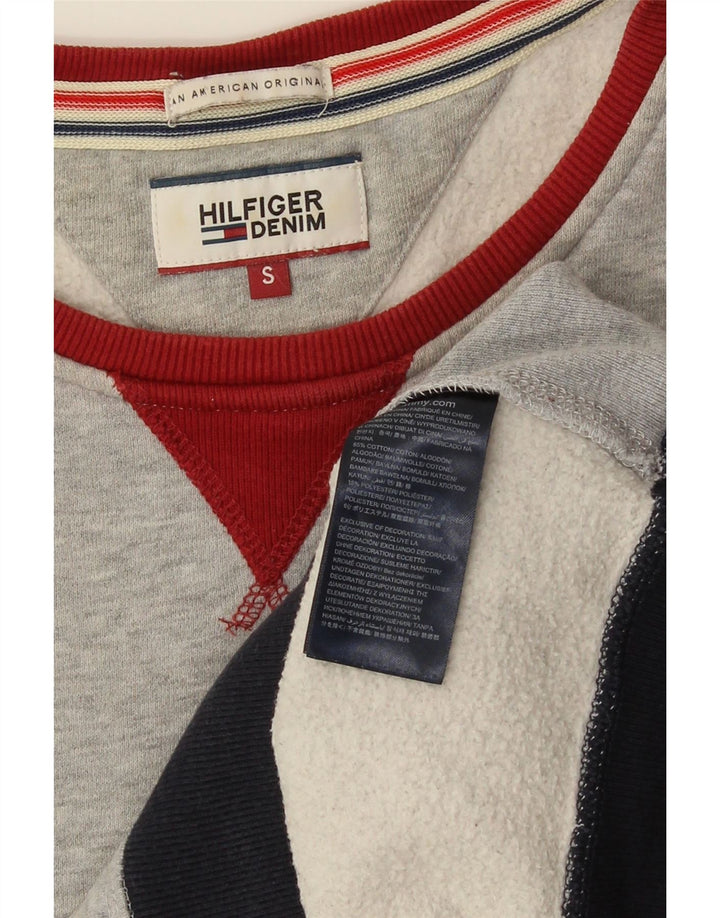 Γυναικεία φούτερ Tommy Hilfiger Graphic Jumper UK 10 Small Grey