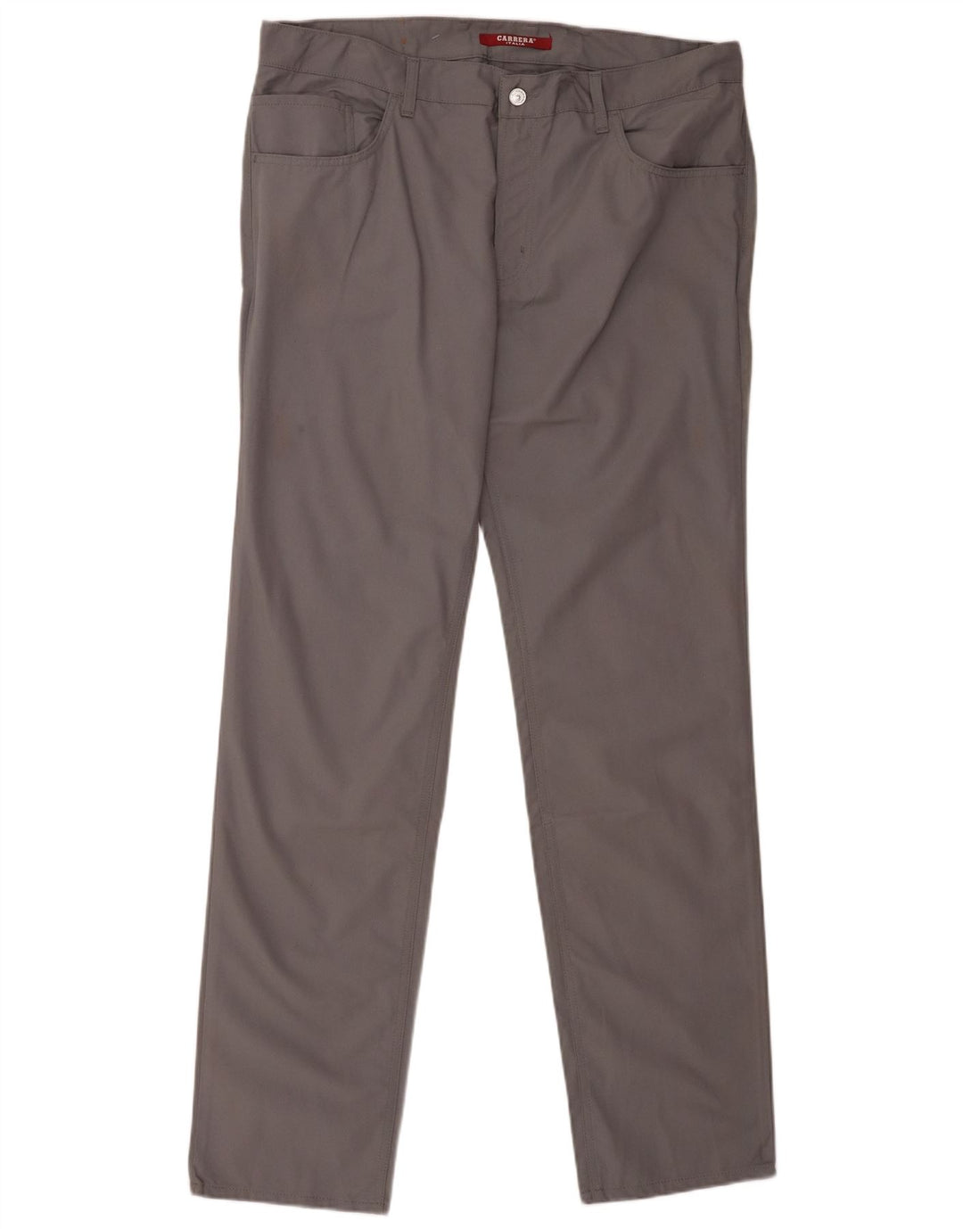 CARRERA Mens 700 Slim Casual Trousers W40 L35 Grey Cotton