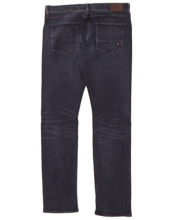 Tommy Hilfiger Mens Denton Straight Jeans W34 L34 Navy Blue