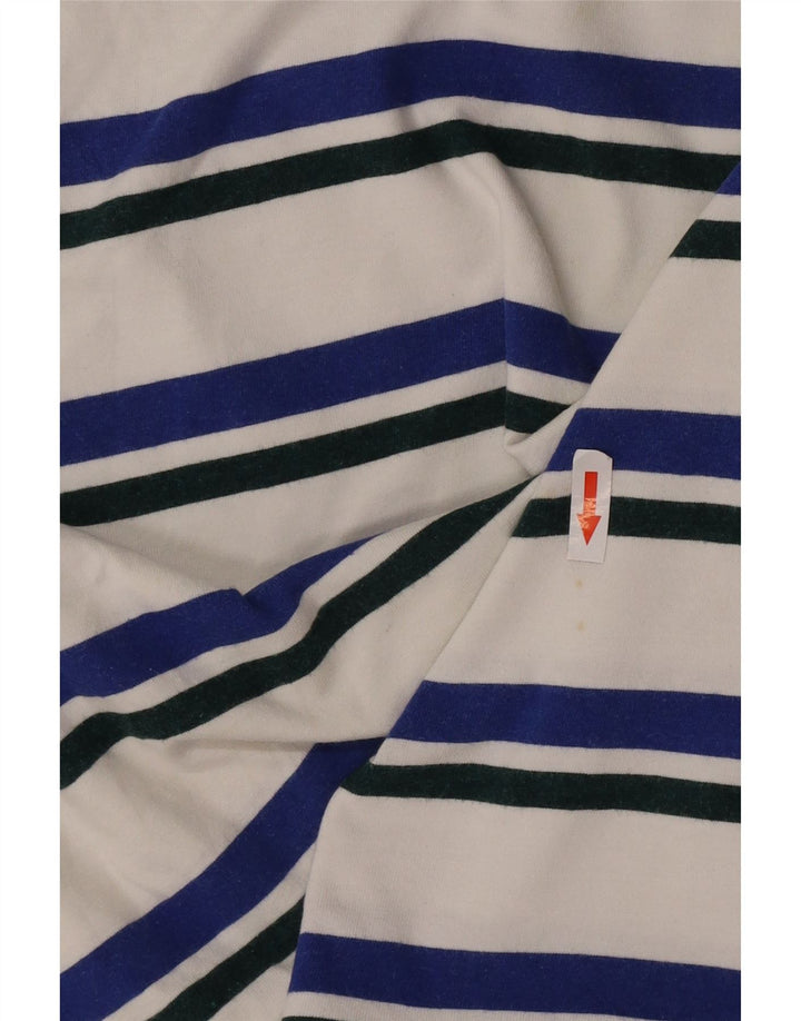 Ανδρικό T-Shirt Levi's Standard Top 2XL Λευκό ριγέ βαμβακερό
