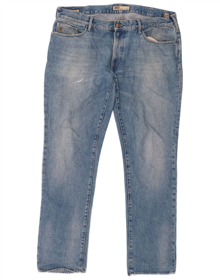 Rifle Ανδρικό Slim Jeans W40 L34 Μπλε Βαμβακερό