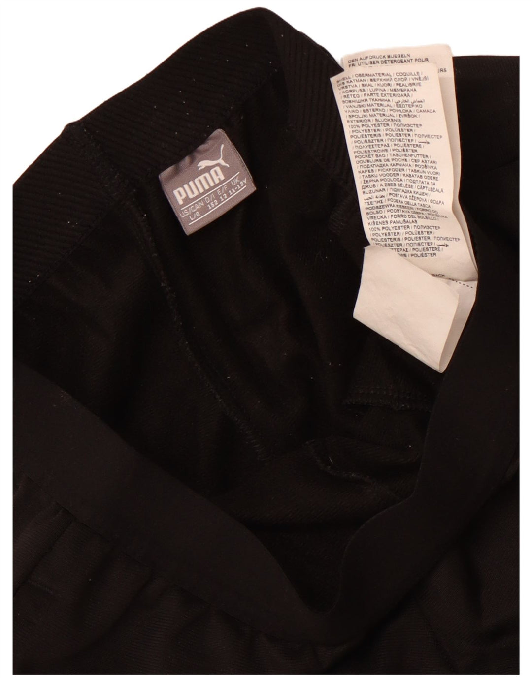 Puma Boys αθλητική φόρμα παντελόνι 11-12 ετών Μαύρο Πολυεστέρα