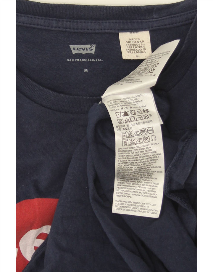 Ανδρικό γραφικό T-Shirt Levi's Top μεσαίο μπλε βαμβακερό