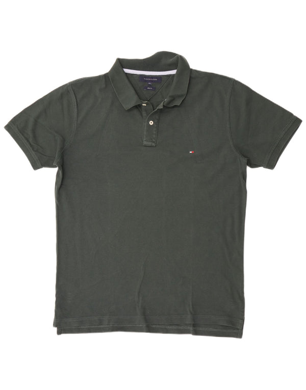 Tommy Hilfiger Ανδρικό πουκάμισο Polo Slim Fit 2XL Πράσινο