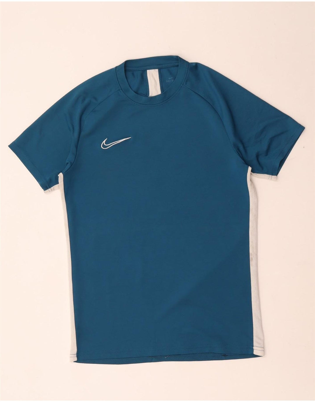 Ανδρικό T-shirt Nike Dri Fit Τοπ μεσαίου μπλε χρώματος πολυεστέρας