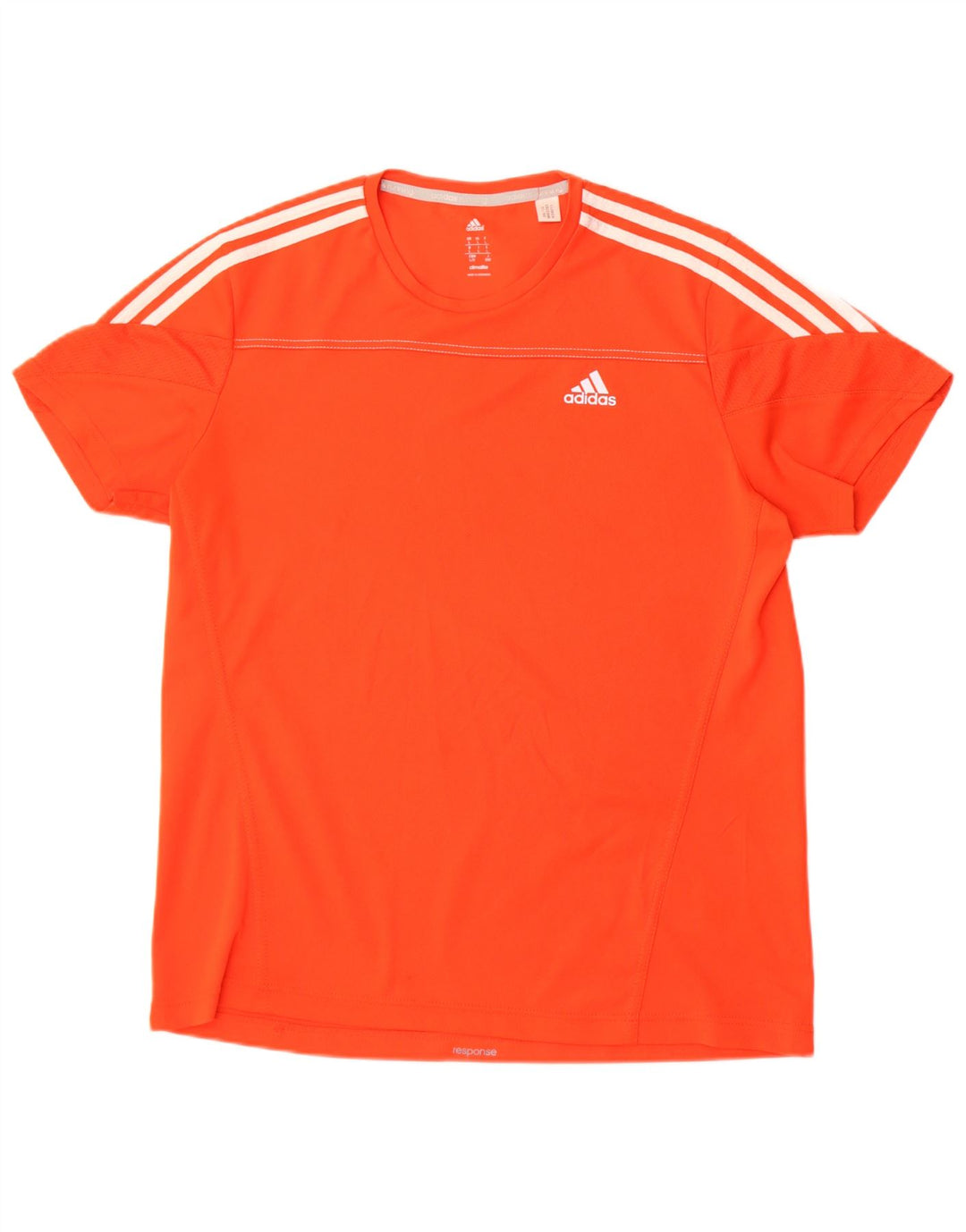 Adidas Ανδρικό T-Shirt Climalite Top Large Polyester σε πορτοκαλί χρώμα