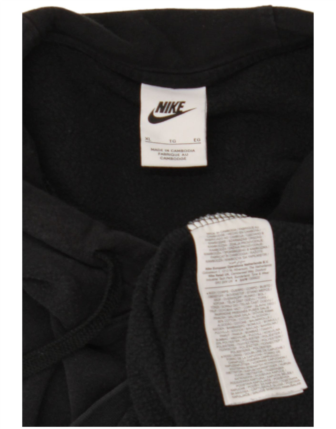 Ανδρικό φούτερ NIKE Jumper XL Μαύρο βαμβακερό
