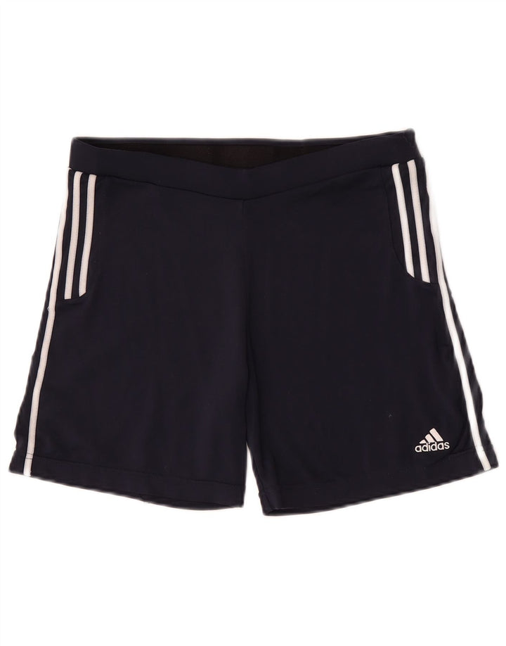 Γυναικείο αθλητικό σορτς Adidas Climalite UK 12 Medium Navy Blue Polyester