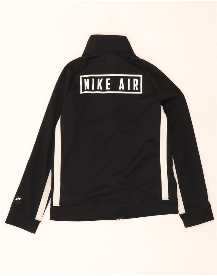 Μπουφάν γυμναστικής NIKE Boys Loose Fit Top Jacket 12-13 Years Large Black