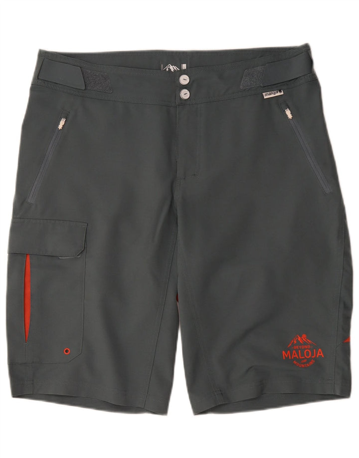 Ανδρικό σορτς Maloja Graphic Cargo Large W36 Grey Polyester