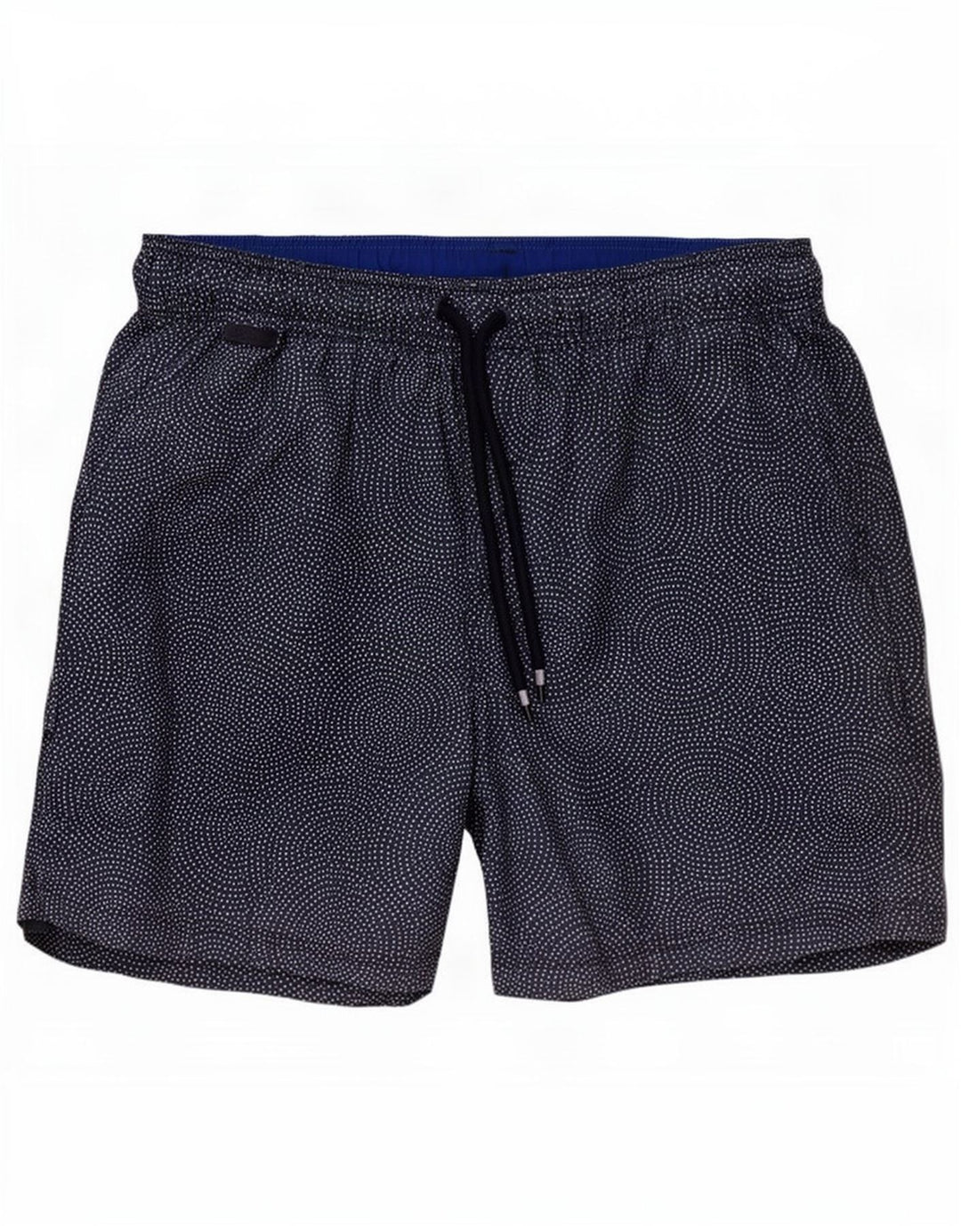 Ανδρικά σορτς κολύμβησης Marks & Spencer Small Navy Blue Geometric Polyester