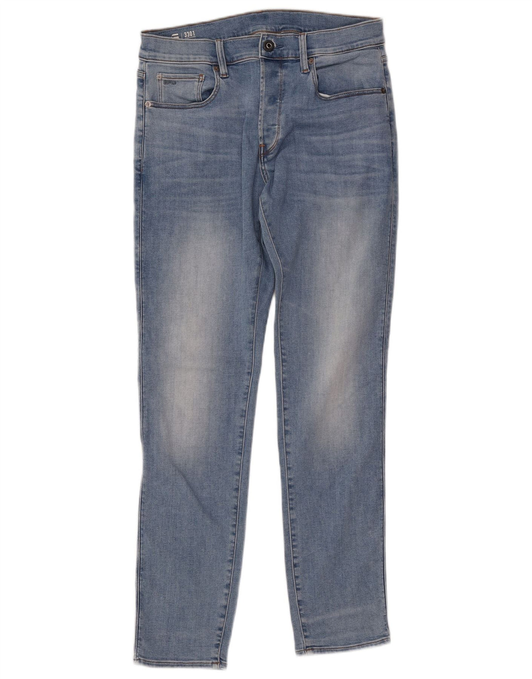 G-STAR Ανδρικό 3301 Slim Jeans W31 L32 Μπλε βαμβακερό