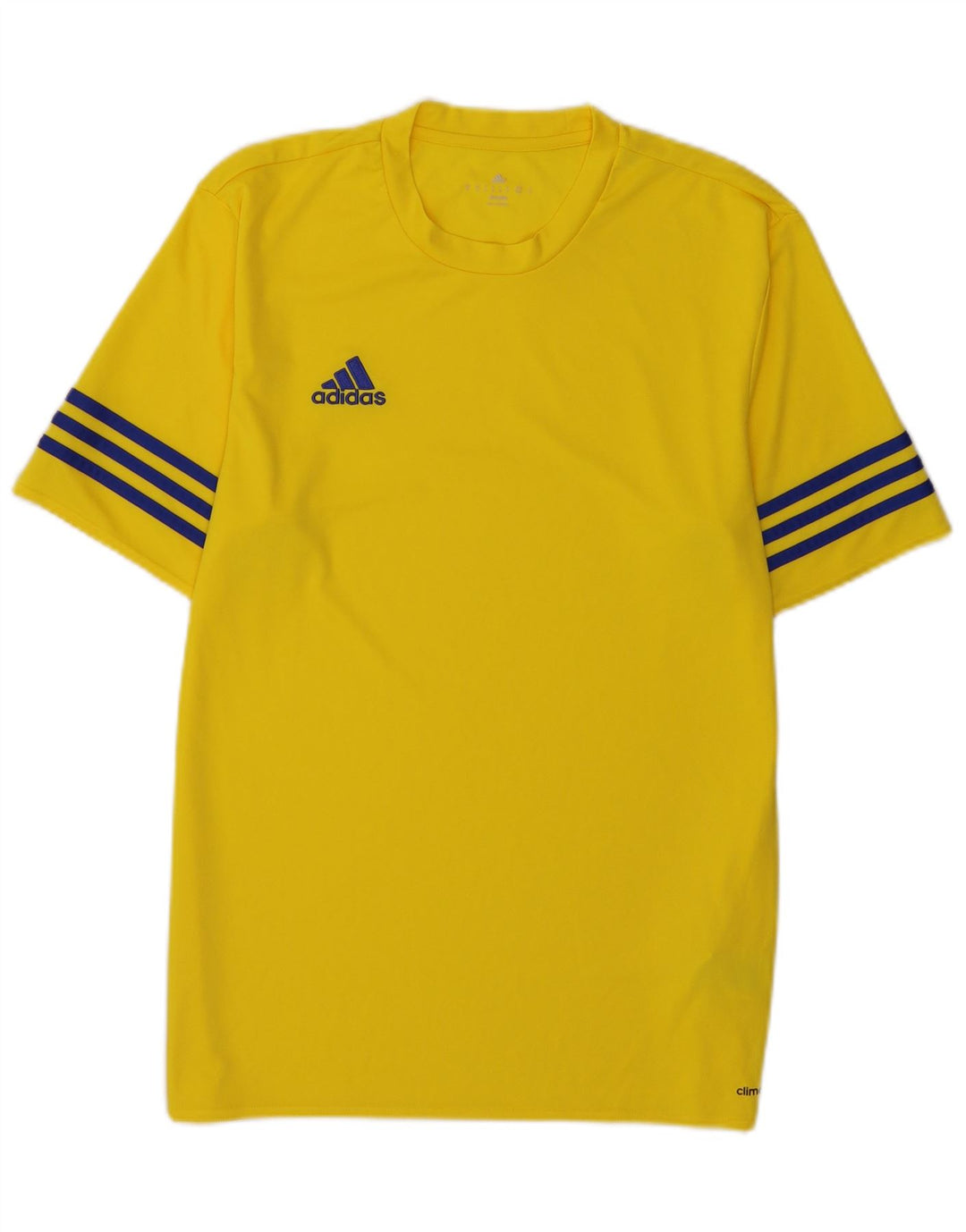 Ανδρικό T-Shirt Climalite Adidas Top Medium Yellow Polyester