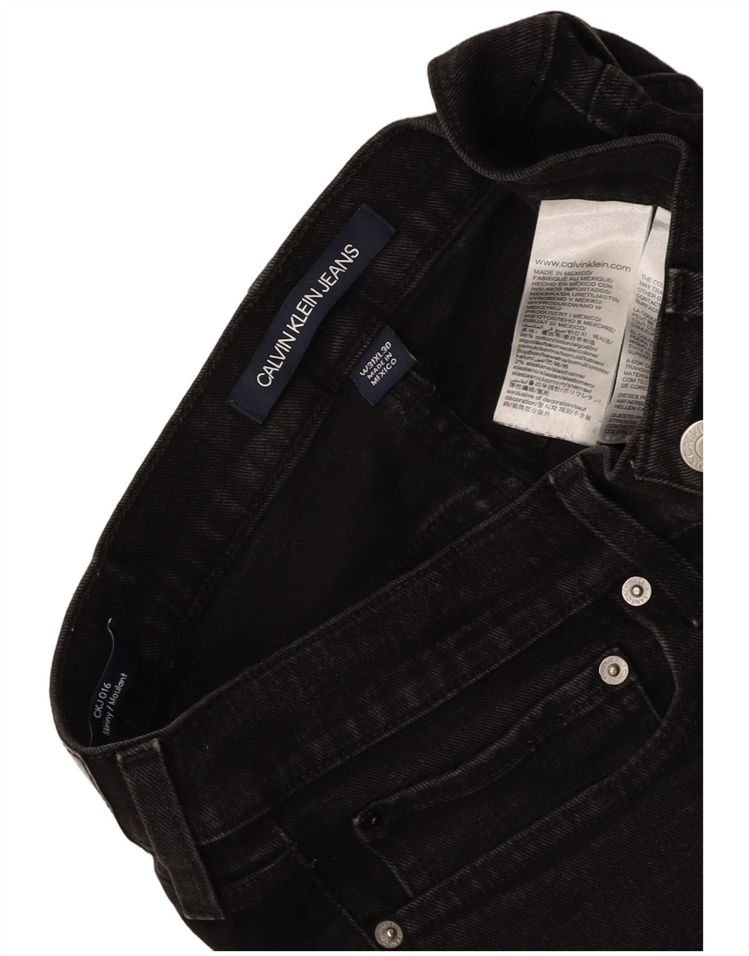 CALVIN KLEIN Ανδρικό Moulante Skinny Jeans W31 L30 Γκρι βαμβακερό