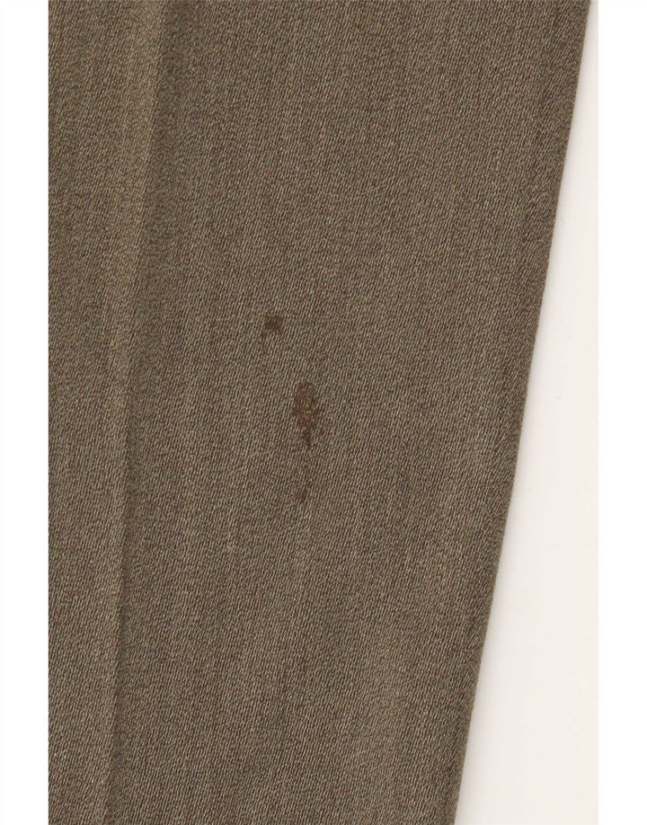 Marks & Spencer Ανδρικό παντελόνι με καρφίτσα W32 L33 Χακί Νέο μαλλί