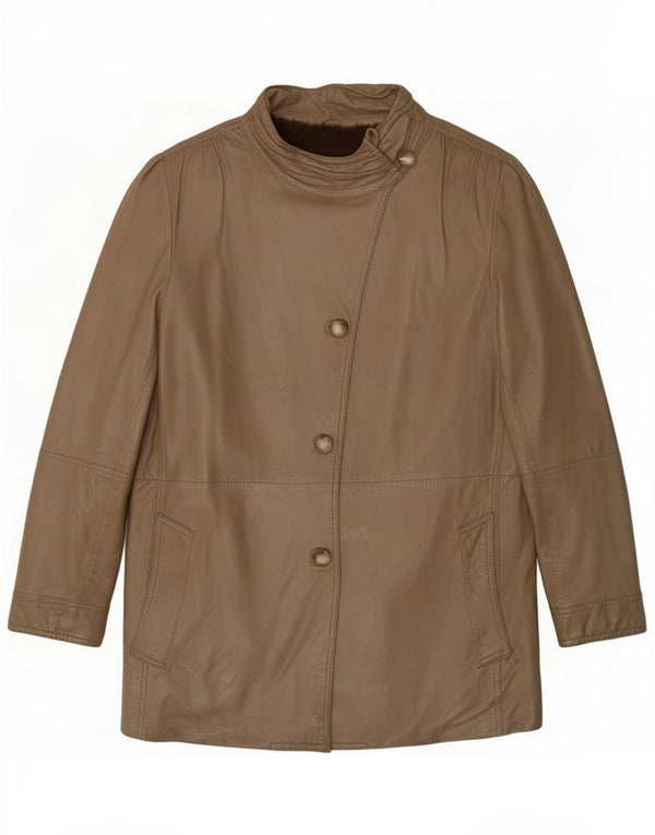 Vintage Γυναικείο Shearling Jacket UK 14 Medium Khaki