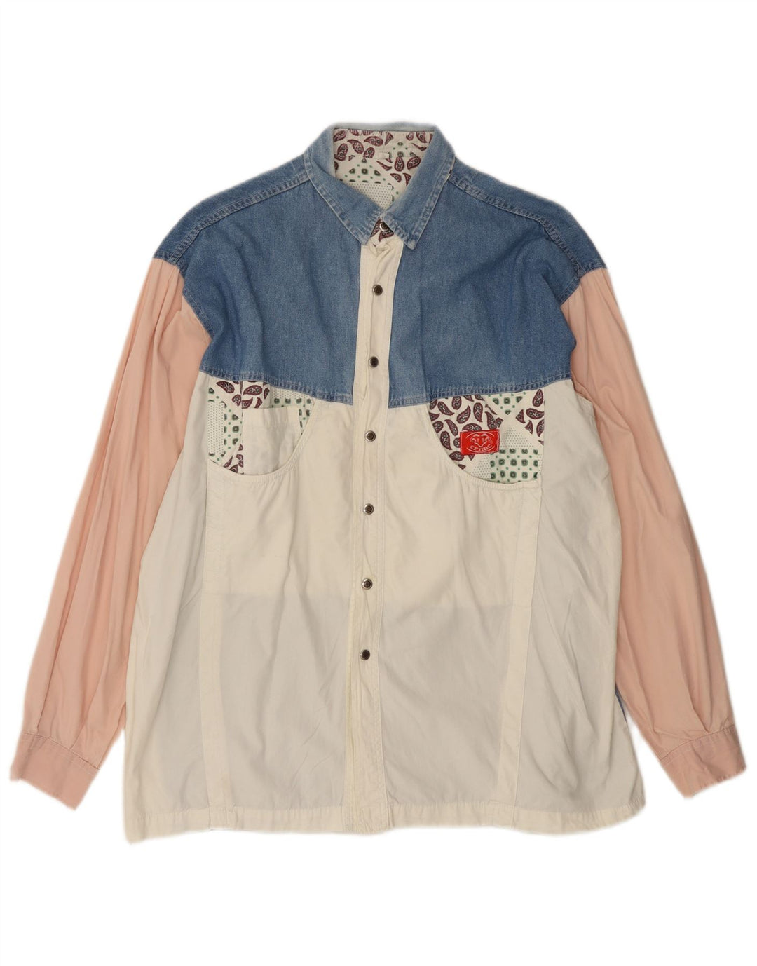 Ανδρικό πουκάμισο VINTAGE σε μεσαίο μπεζ χρώμα