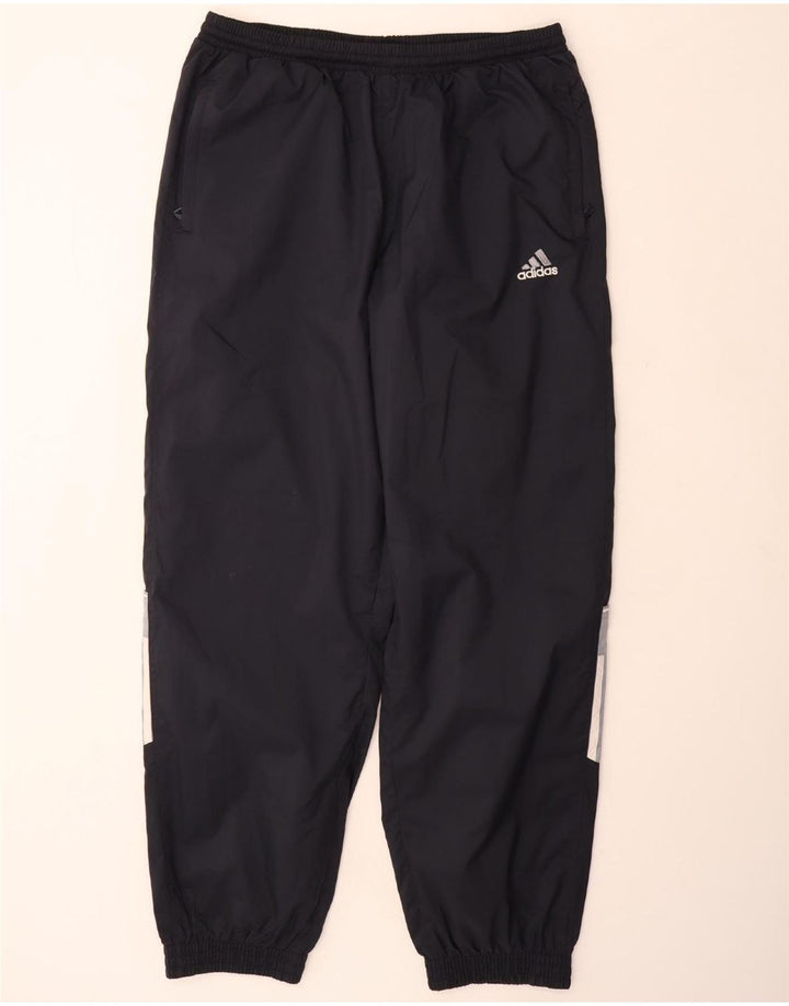 Ανδρική φόρμα ADIDAS Παντελόνι Joggers UK 48/50 XL Μαύρο Πολυεστέρας