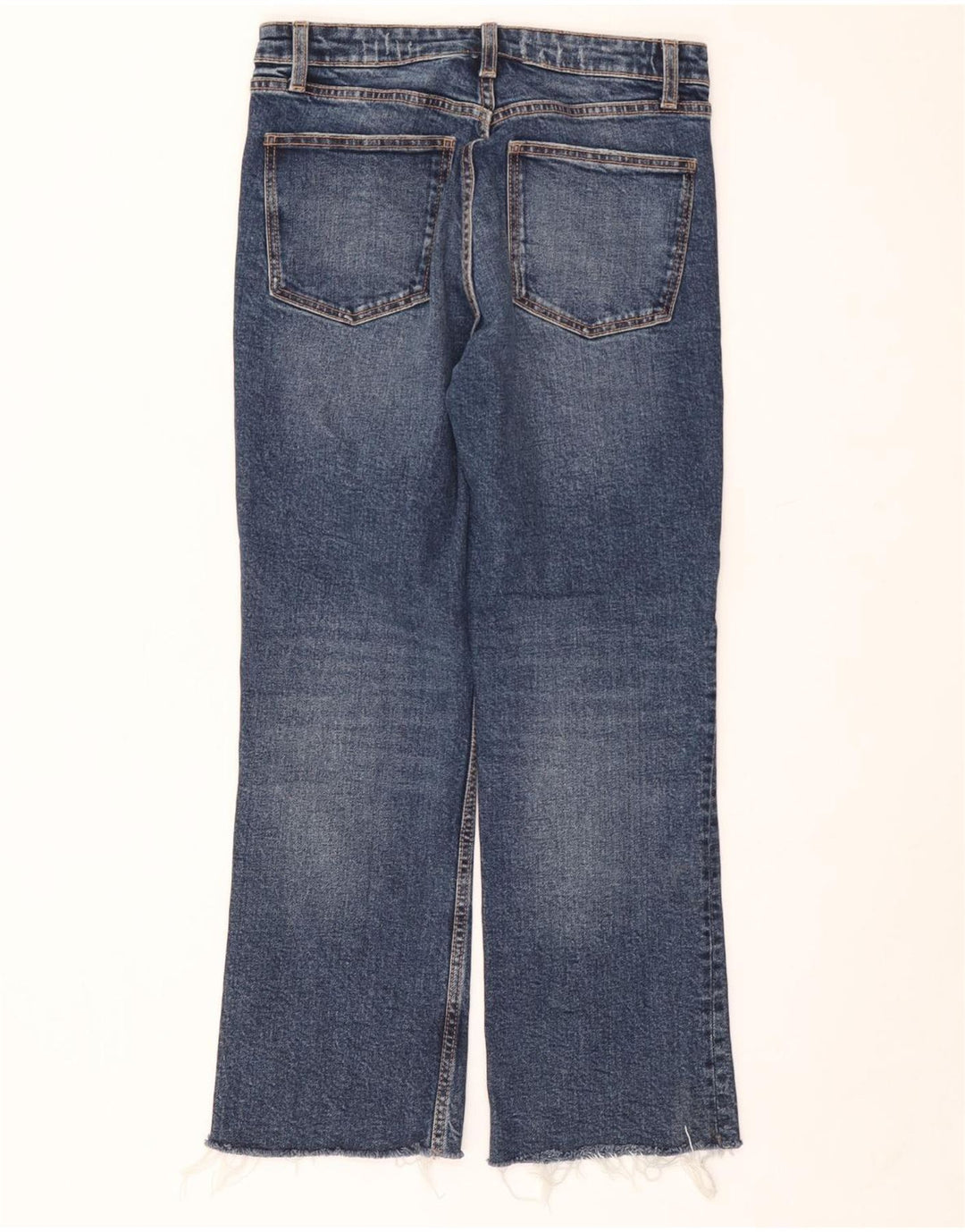 Zara Γυναικείο Straight Jeans EU 38 Small W28 L26 Blue Cotton