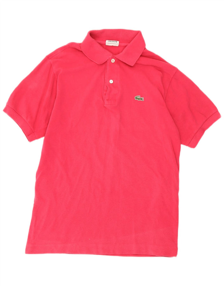 Ανδρικό πουκάμισο πόλο Lacoste, μέγεθος 3, μικρό ροζ βαμβακερό