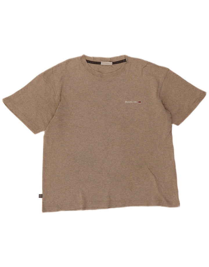 Ανδρικό T-Shirt Reebok Top XS Γκρι βαμβακερό