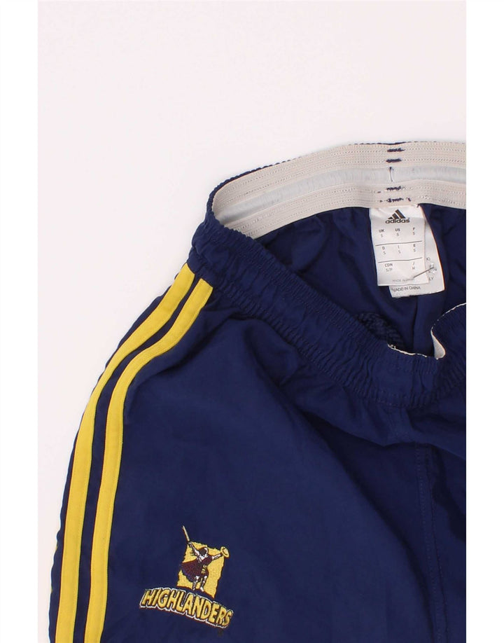 Γραφικά αθλητικά σορτς Adidas Boys 9-10 ετών Small Navy Blue Polyester