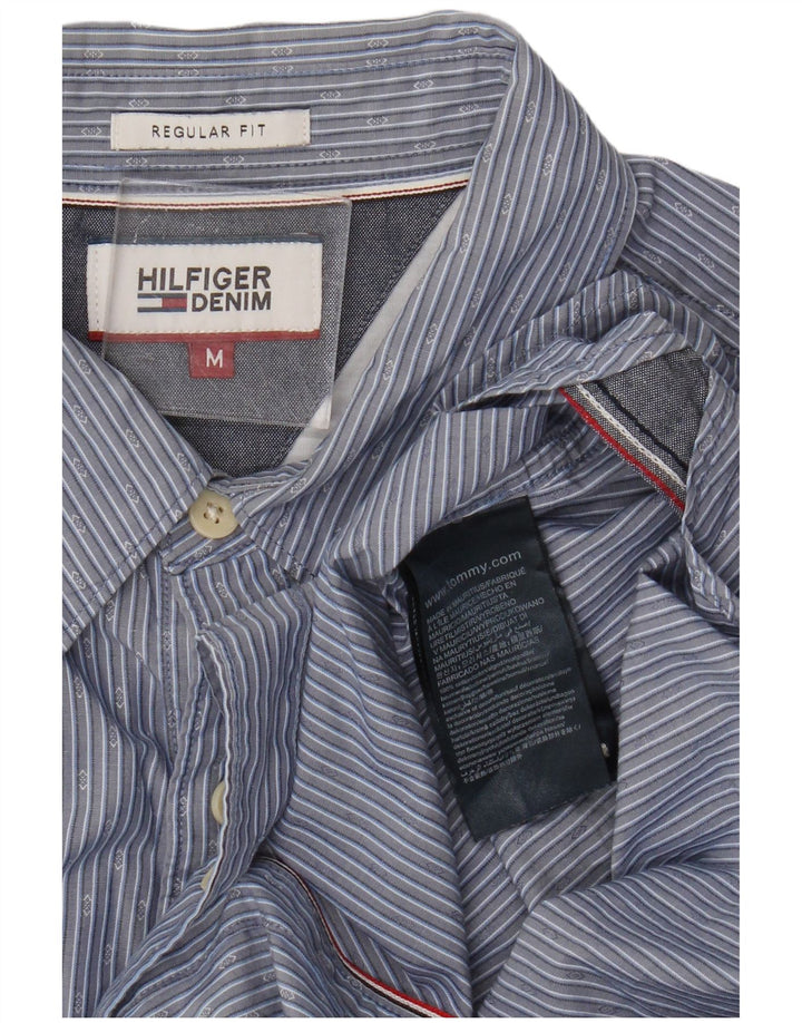 Ανδρικό πουκάμισο Tommy Hilfiger Regular Fit Βαμβακερό μεσαίο μπλε ριγέ