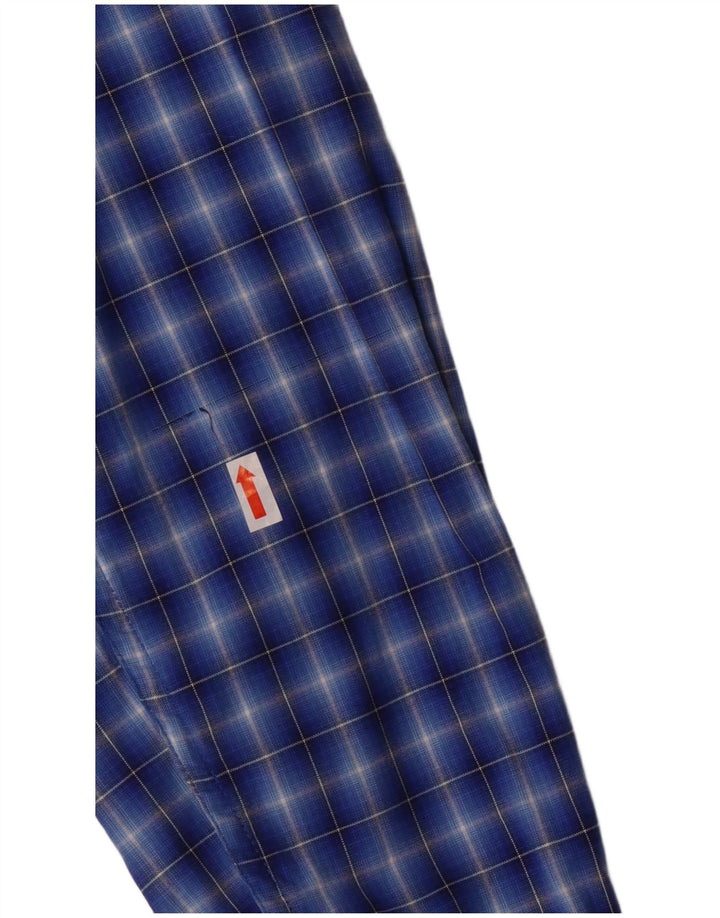 Ανδρικό πουκάμισο με κανονική εφαρμογή SUPERDRY XL Μπλε βαμβακερό