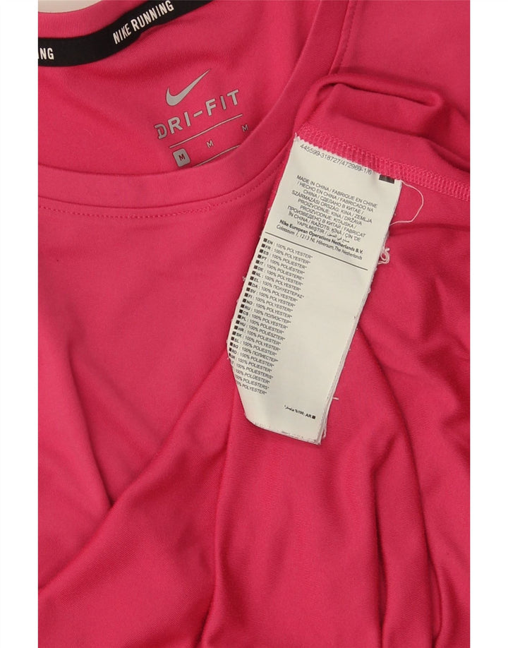 Γυναικείο μπλουζάκι τρεξίματος Nike Dri Fit Top 14 μεσαίου ροζ πολυεστέρα
