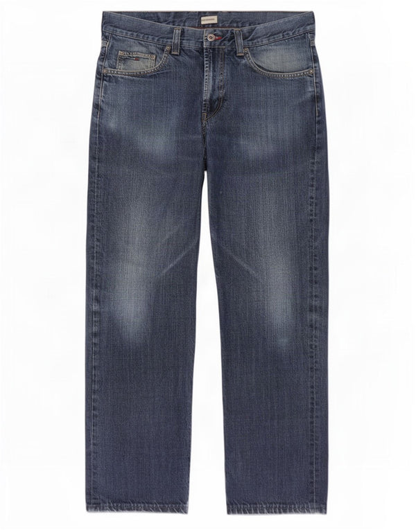 Ανδρικό τζιν ίσιο Tommy Hilfiger W34 L34 Navy Blue Cotton