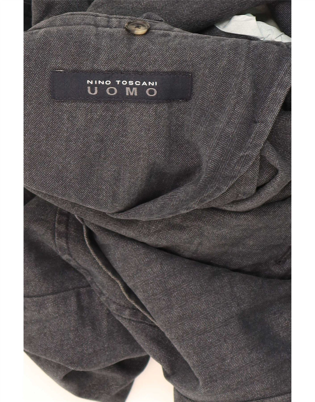 Vintage Ανδρικό σακάκι με 3 κουμπιά IT 52 XL Γκρι ρίγε βαμβακερό