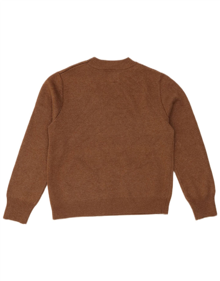 Zara Girls Crew Neck Jumper πουλόβερ 11-12 ετών Καφέ Πολυεστέρας