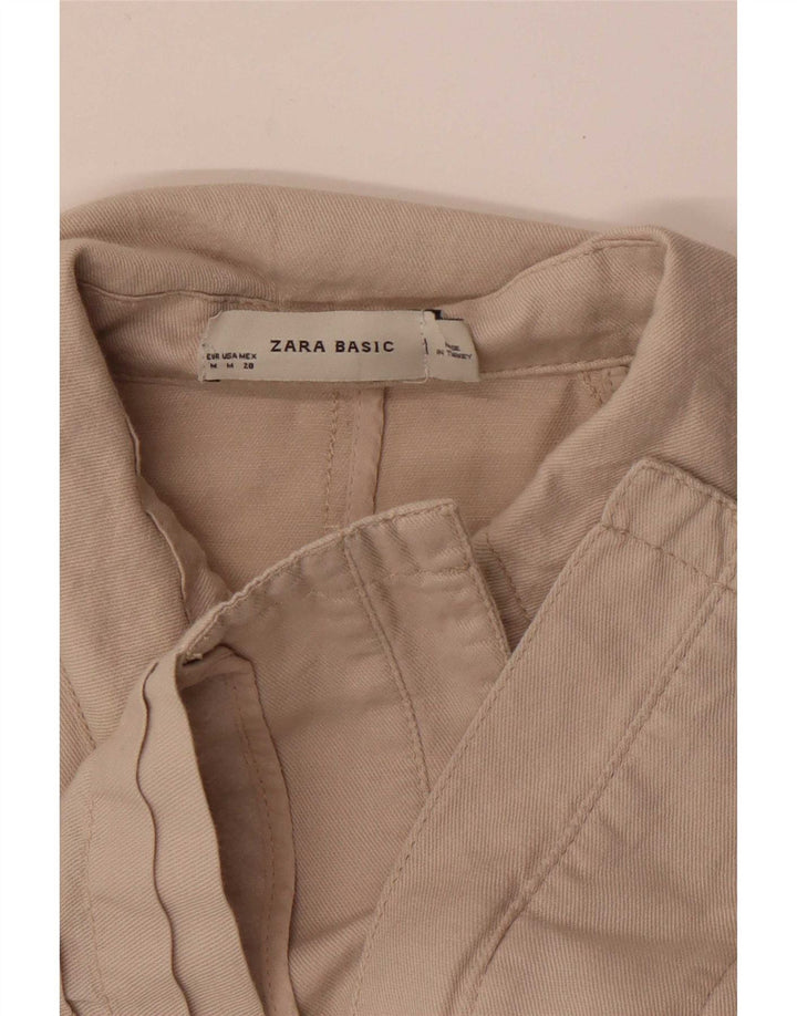 Zara Γυναικείο Utility Jacket UK 12 Medium Beige
