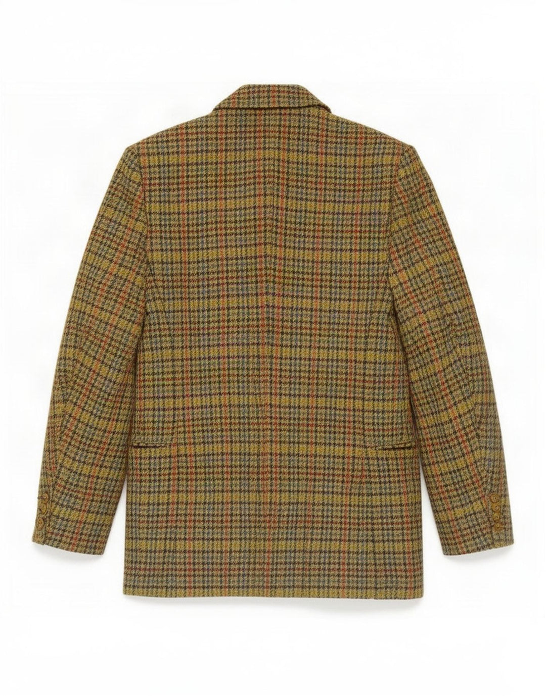 Vintage γυναικείο μπουφάν blazer UK 10 Small Green Houndstooth Classic