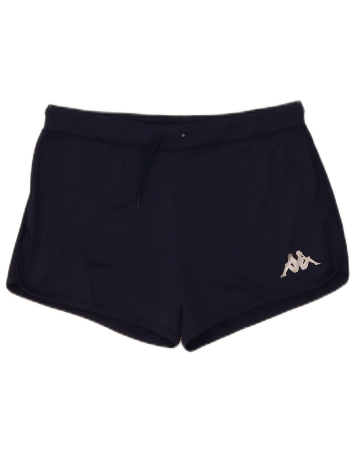 Γυναικείο αθλητικό σορτς Kappa UK 14 Large Navy Blue Polyester