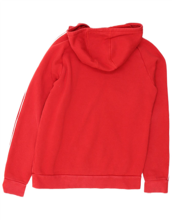 ADIDAS Boys Legnano Basket Knights Hoodie Jumper 13-14 Years Red