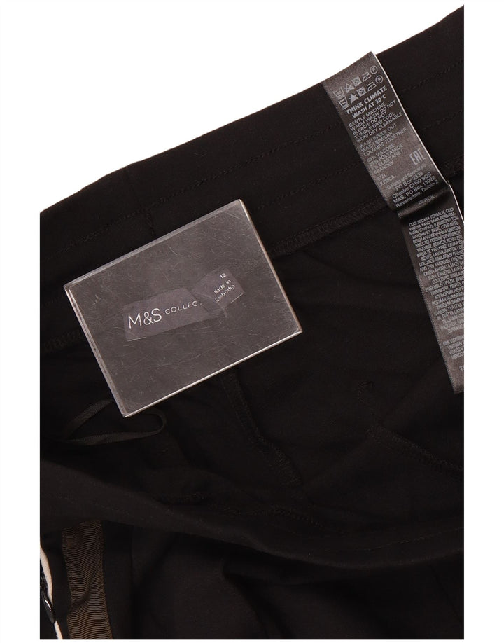 Γυναικεία αθλητικά παντελόνια Marks & Spencer UK 12 Medium Black Colourblock