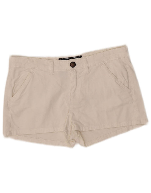Γυναικείο Hot Παντελόνι Superdry XS W27 Λευκό βαμβακερό