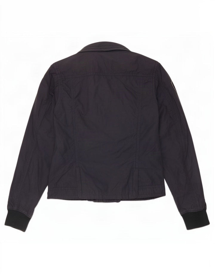 Playlife Γυναικείο Bomber Jacket UK 16 Large Navy Blue Cotton